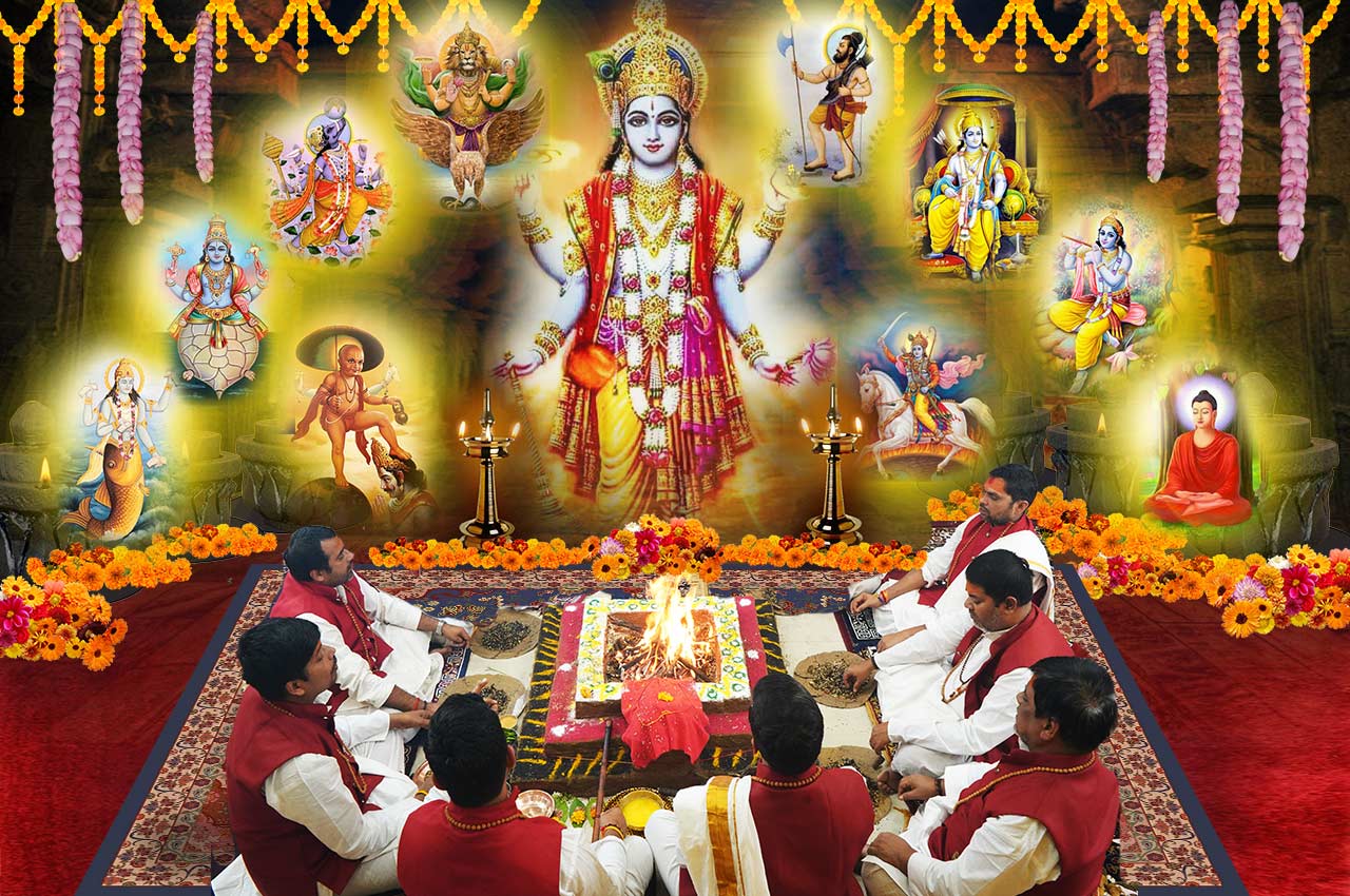 Vishnu Dashavatar Mahapuja - Spiritual Blogs of Sakhashree